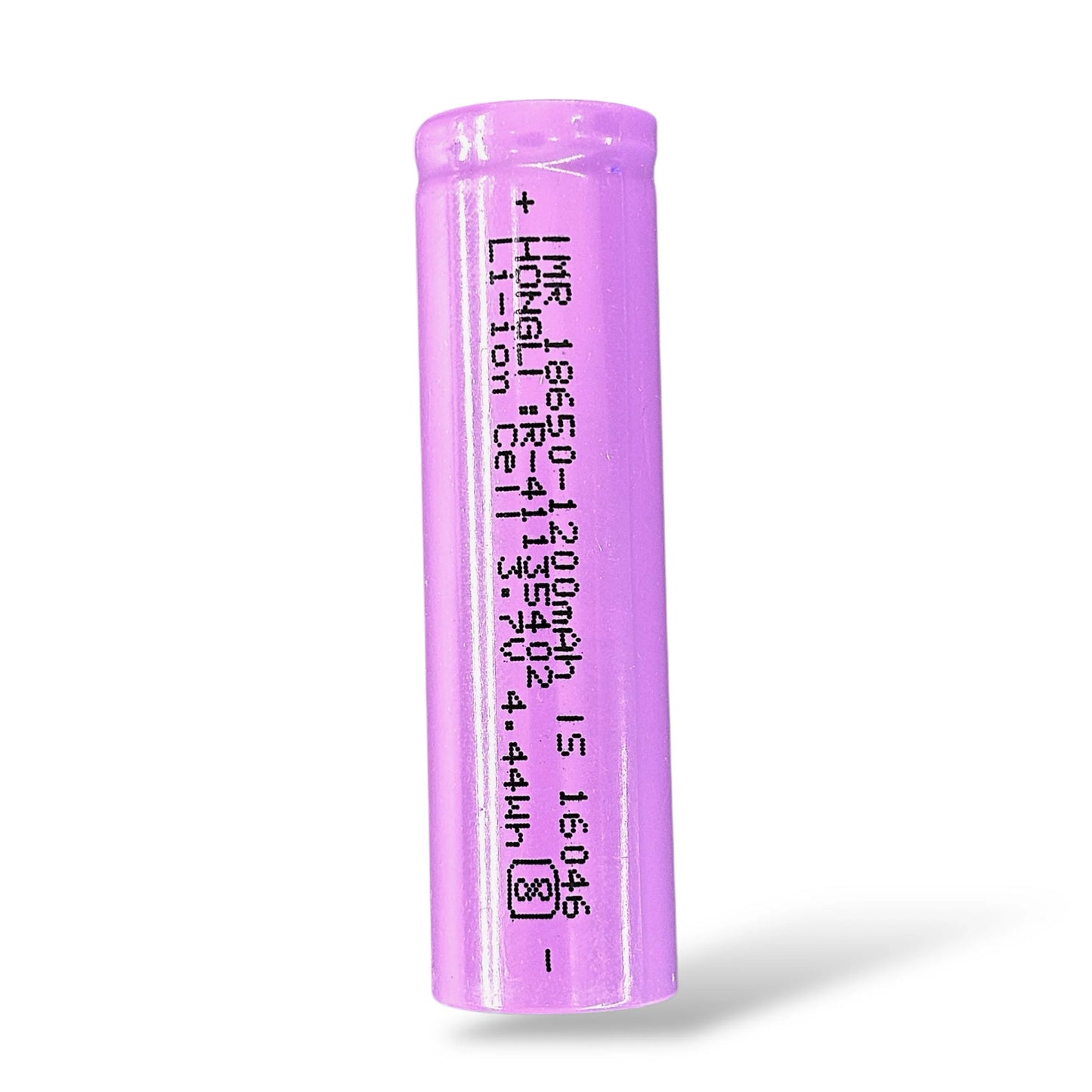Original Hongli 1200mAh 18650 Battery 3.7V Li-ion Rechargeable 4.44Wh Laptop Battery 3.7V