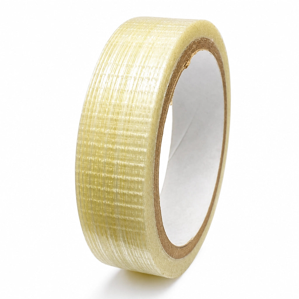 1 Inch × 50 Meter Cross Filament Tape for Battery Packs, Electronics & Packaging