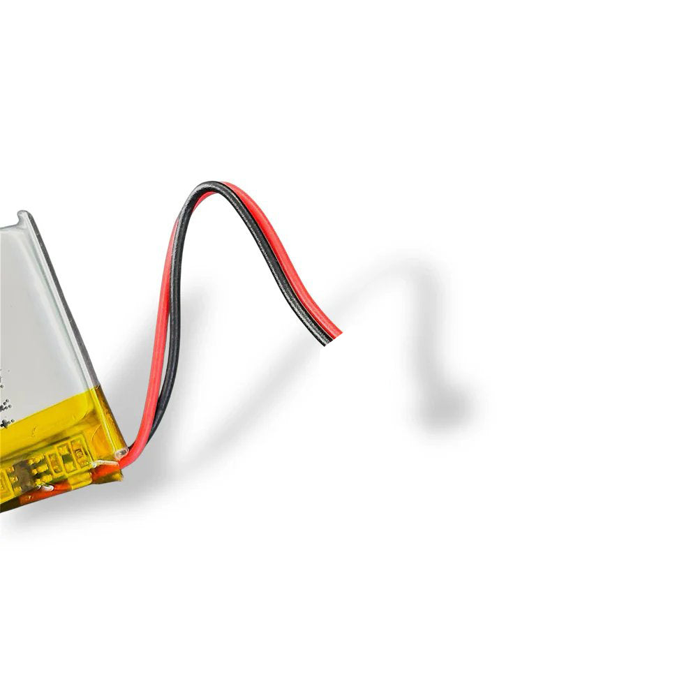 400mAh 3.7V Lithium Polymer Battery 25x25x5 mm 7g Rechargeable