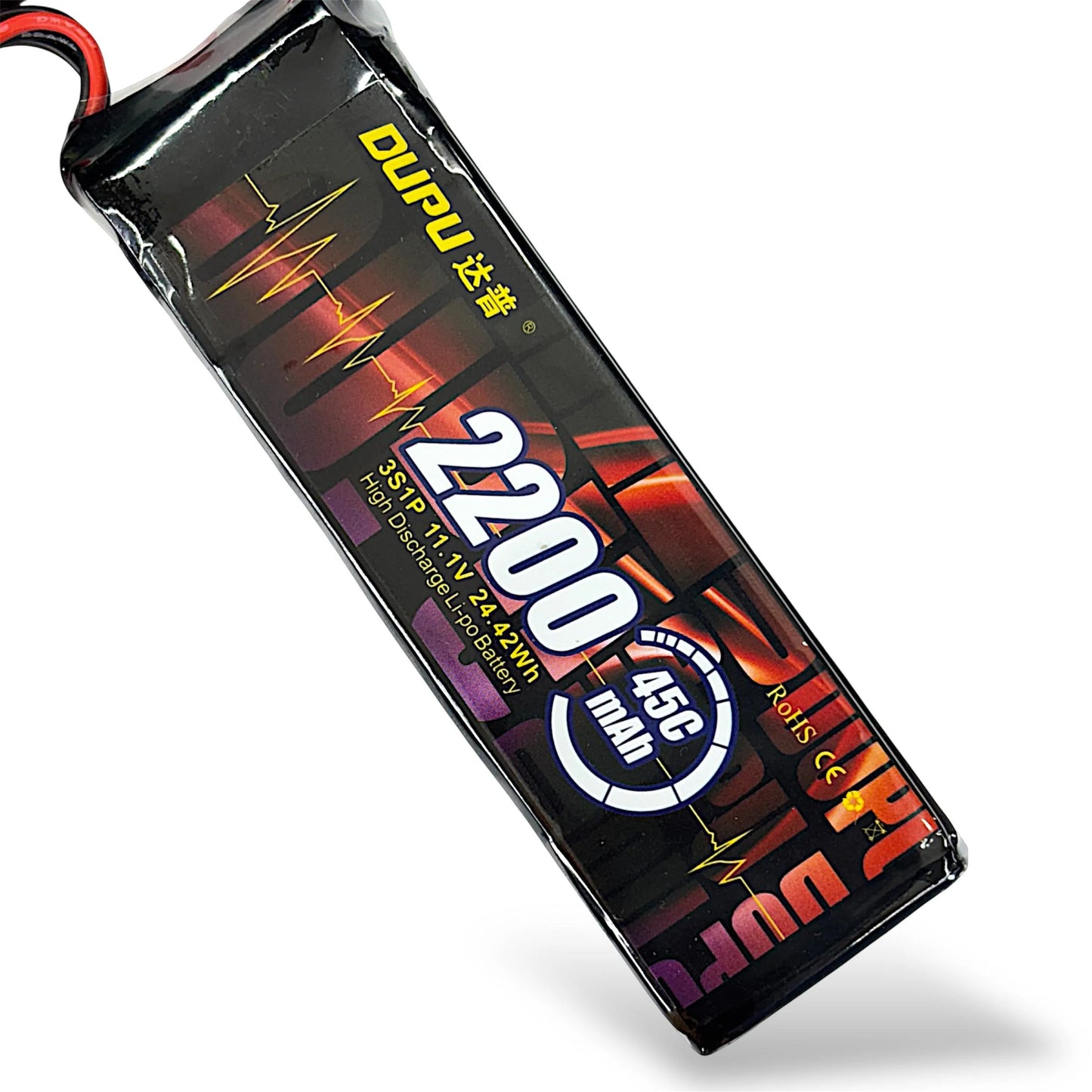 2200mAh 3S1P 11.1V 24.42Wh 45C High Discharge Li-po Battery