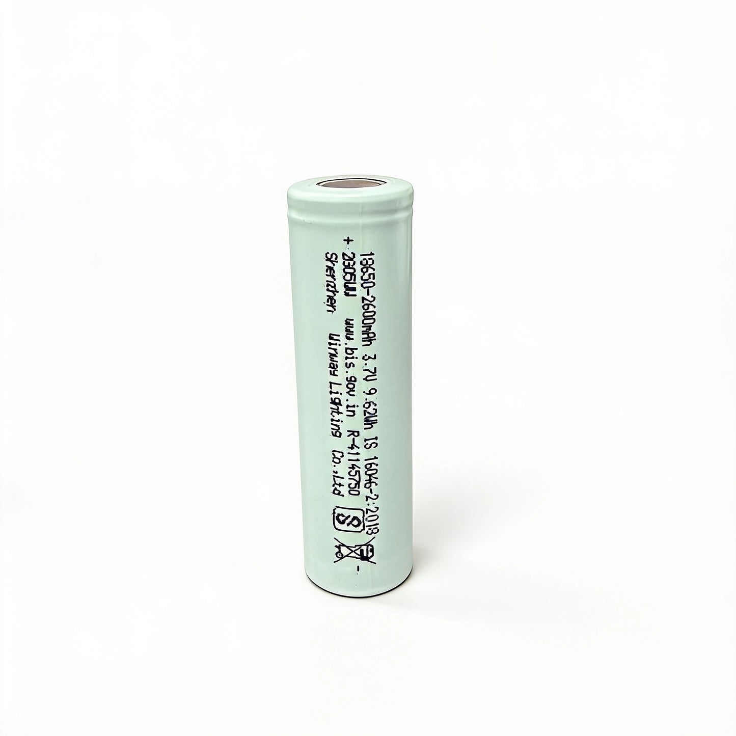 2600mAh Original Winway 18650 Li-ion Battery 3.7V 9.62Wh | Rechargeable Lithium-Ion Cell for DIY Electronics, Robotics & Projects