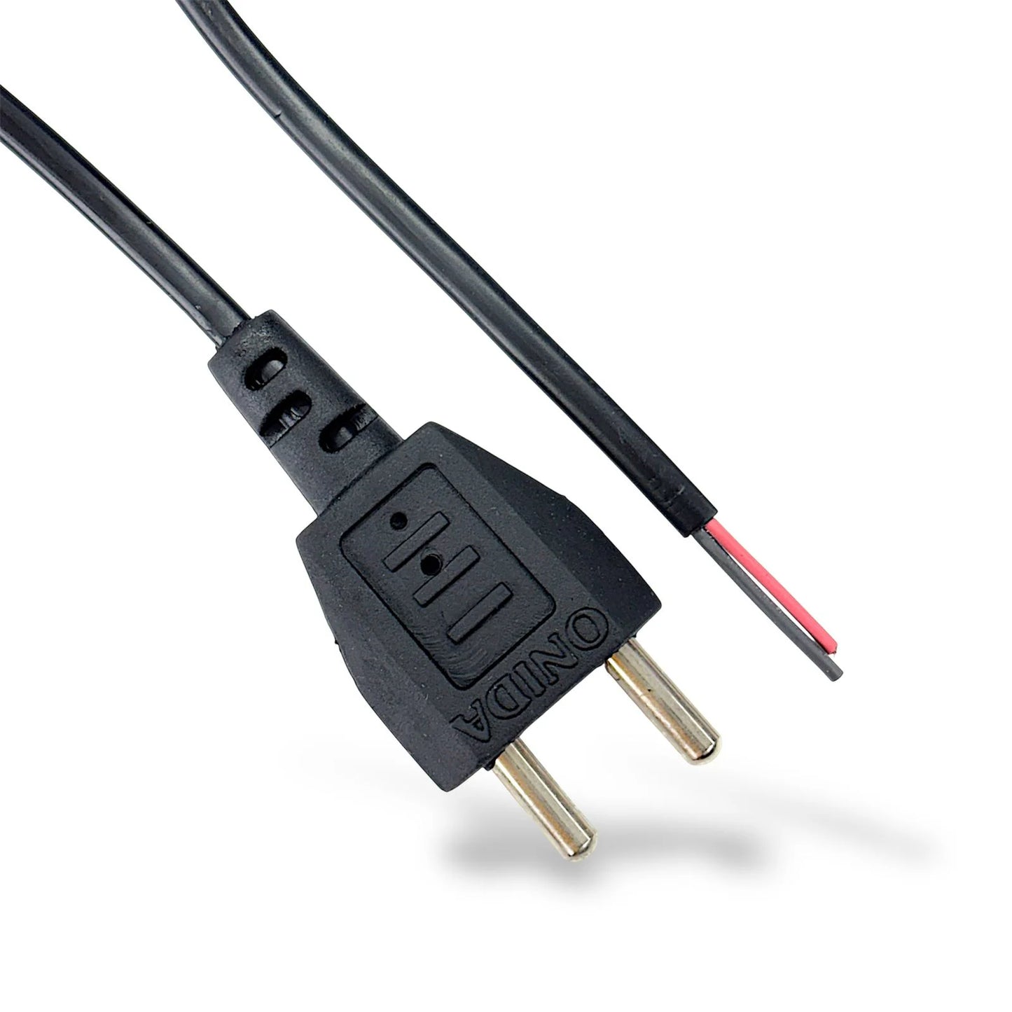 ONIDA 2 Pin Copper Wire Power Cord (2 Meter) | Flexible 2-Core Cable for DIY Electronics, Power Supply & LED Projects