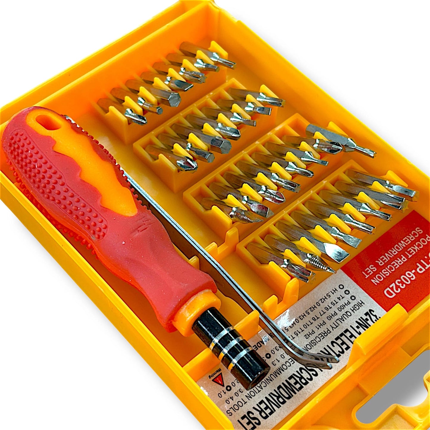 32 in 1 Precision Screwdriver Set (TP-6032D) – Multipurpose Magnetic Toolkit for Mobile, Laptop & Electronics Repair
