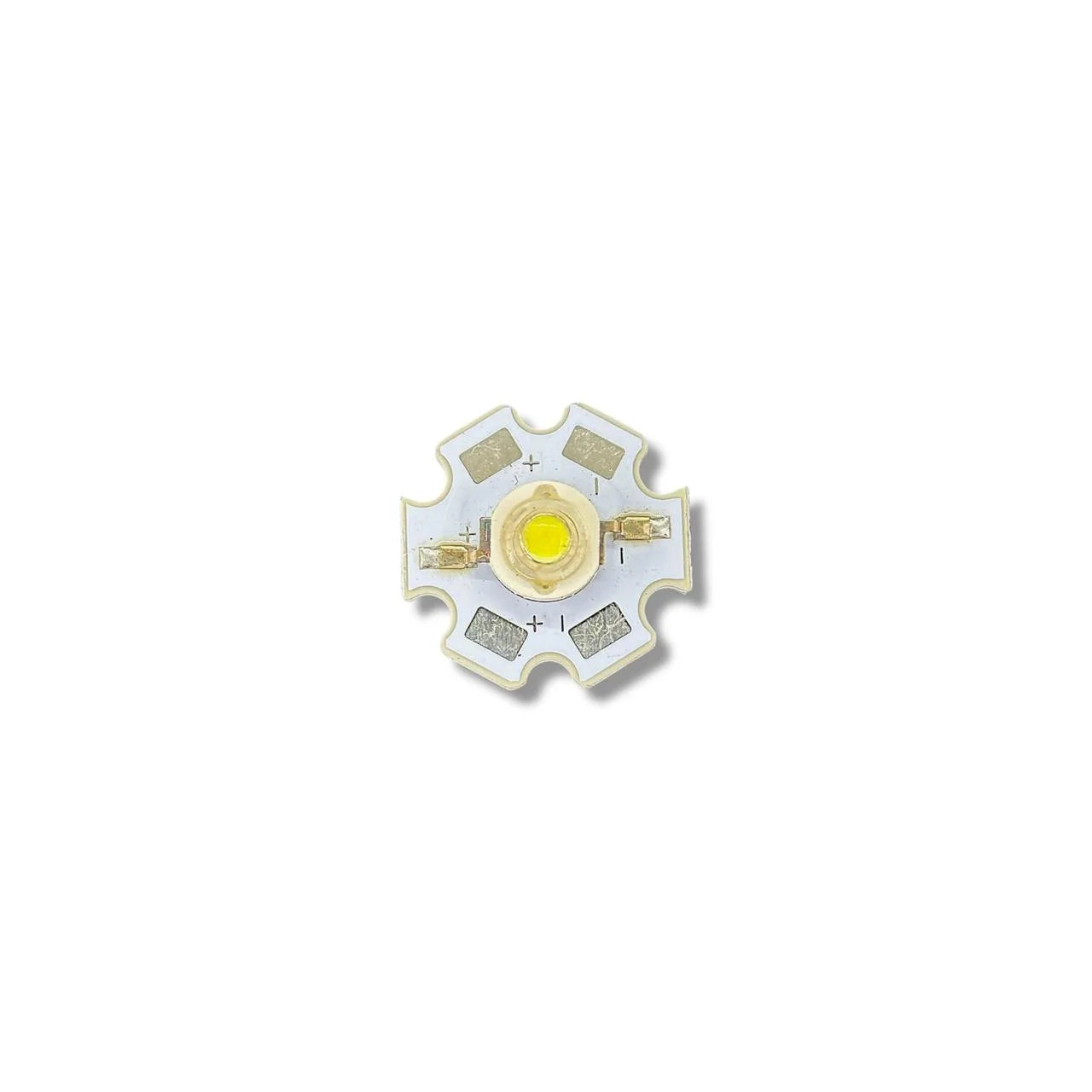 3 Watt 3V to 5V White LED with PCB | High-Brightness LED for DIY Electronics and Lighting Projects