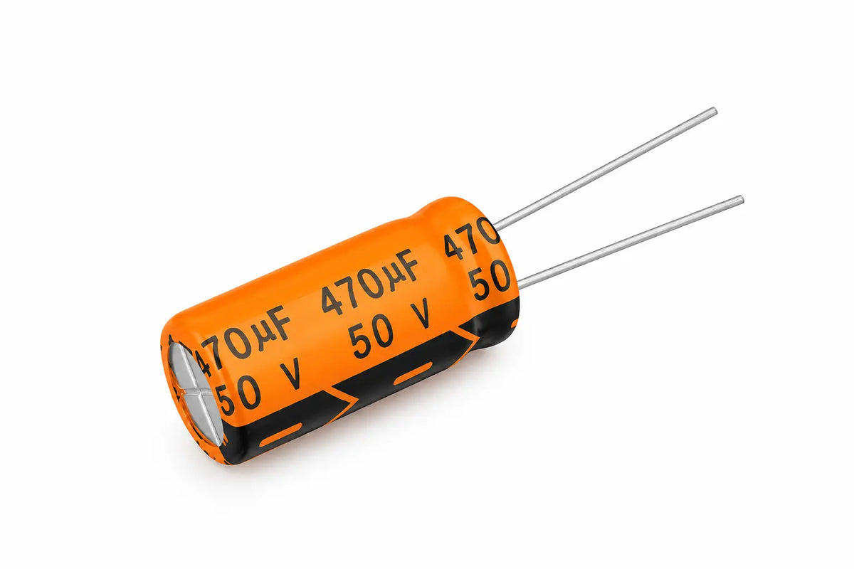 470uF 50V Electrolytic Capacitor | Radial Lead | High-Quality Filter & Power Supply Capacitor