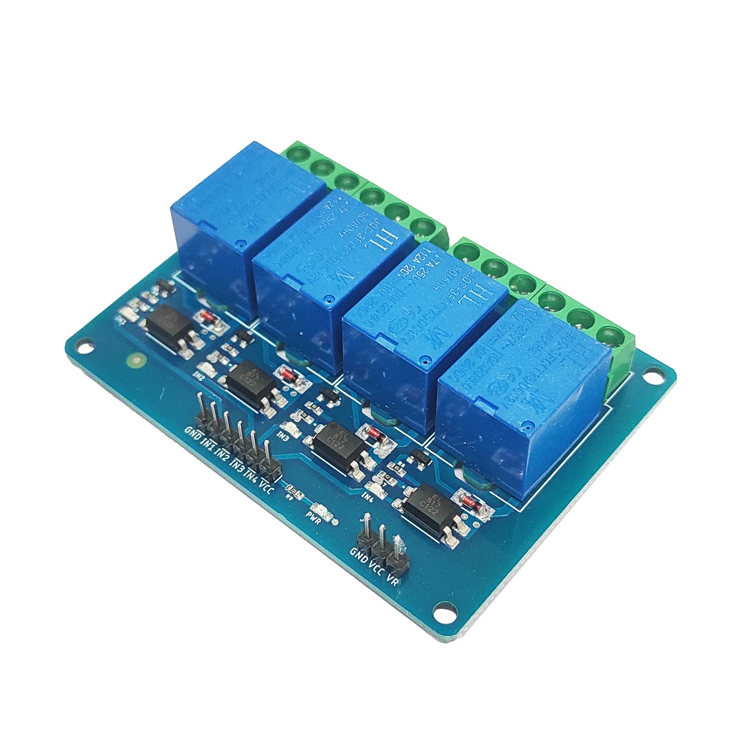 4 Channel 5V Relay Module Board | Relay Switch for Arduino, Raspberry Pi & IoT Automation