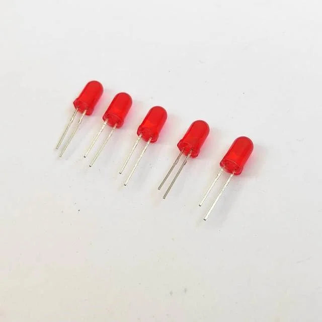 5 mm Red LED (Order atleast 100 LED & Get 10 Free)