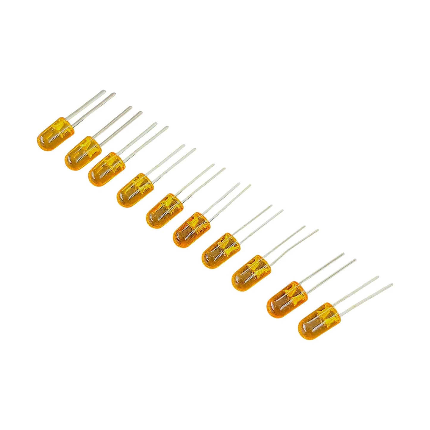 5mm Orange Blinking LED Pack of 10 | Self Flashing Blink Effect LED for Arduino, DIY Electronics & Projects