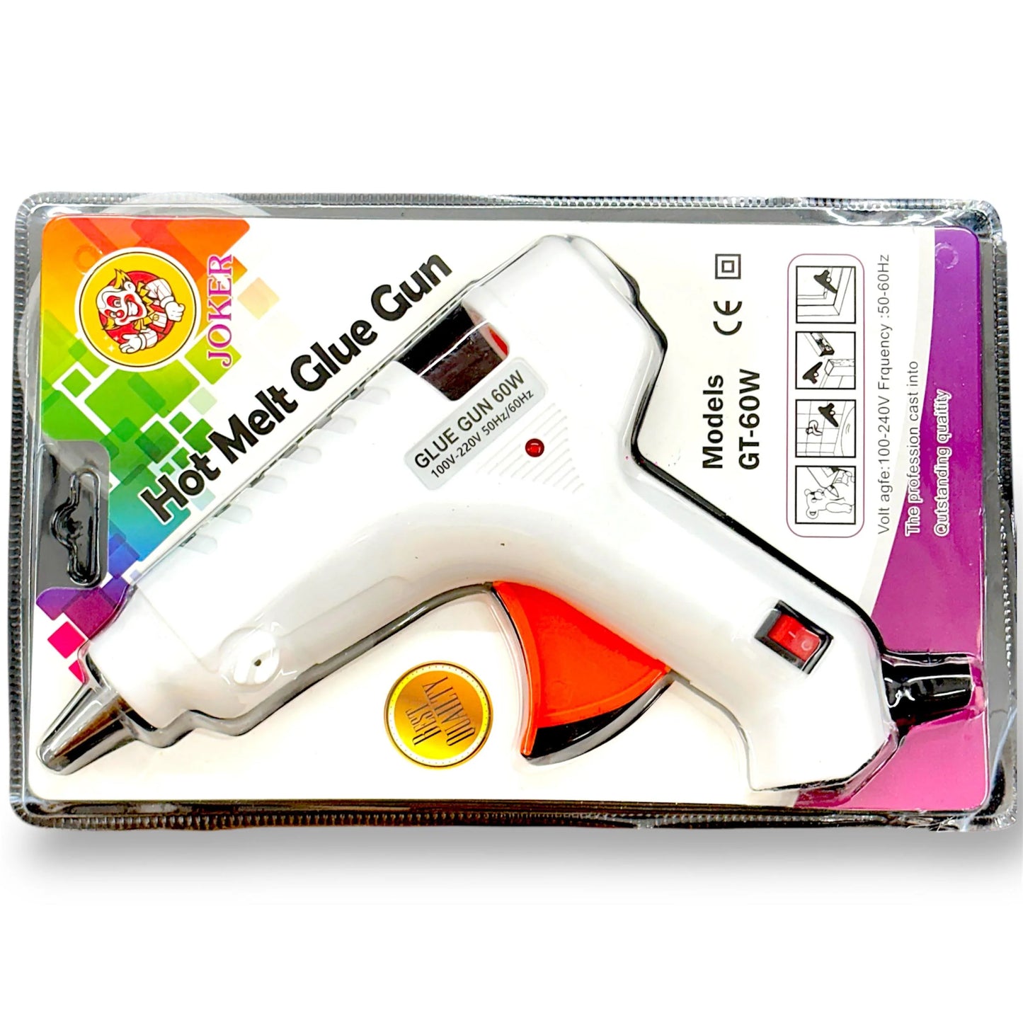 60W Glue Gun | Hot Melt Glue Gun 60W High Quality (Free 1 Glue Stick)