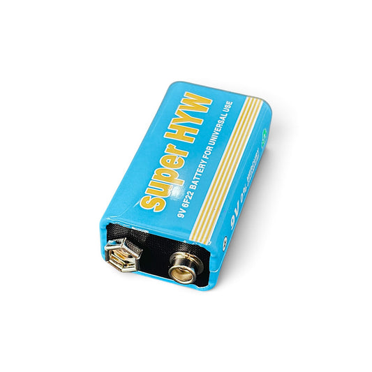9V Battery Heavy Duty | 6F22 Long-Lasting 9 Volt Dry Cell Battery for Smoke Alarms, Multimeters & DIY Projects