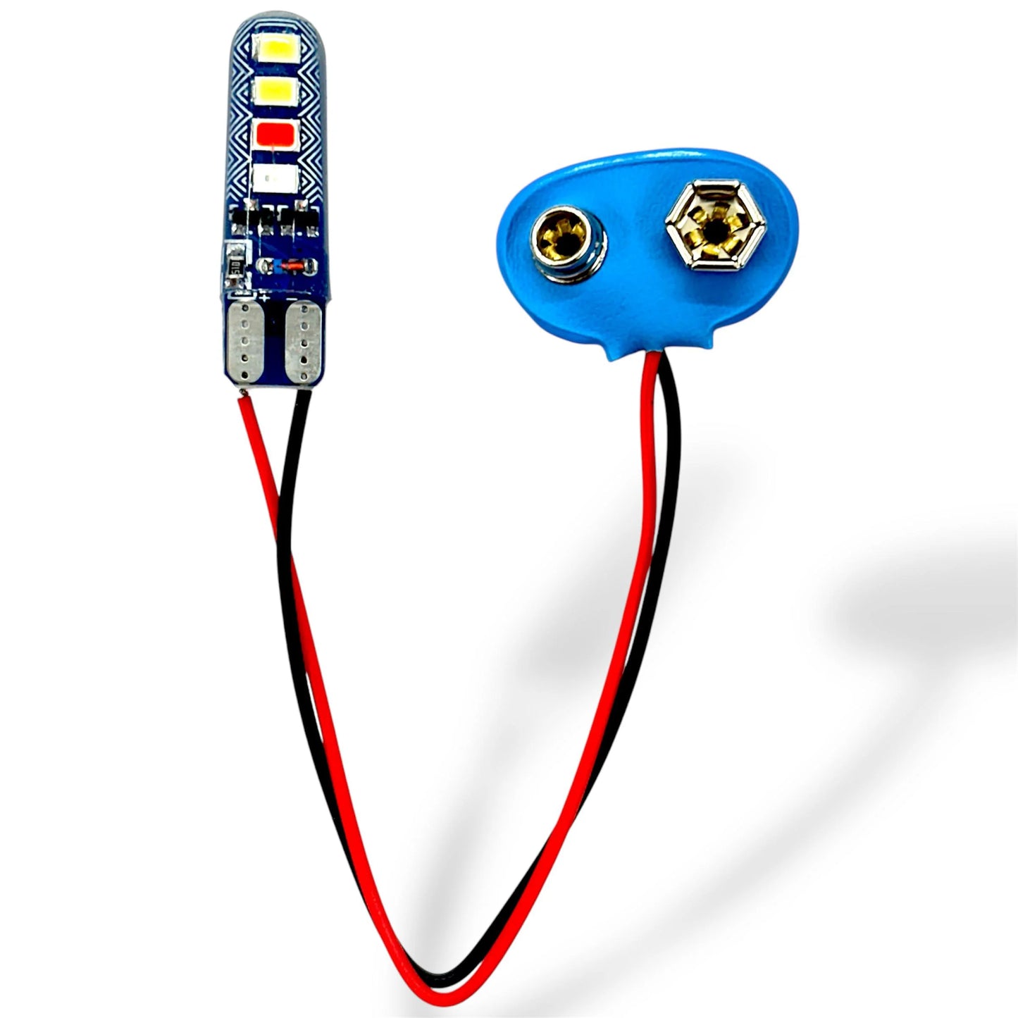 9V RGB Flasher Light | Police Light for Bikes | Bicycles | Cars