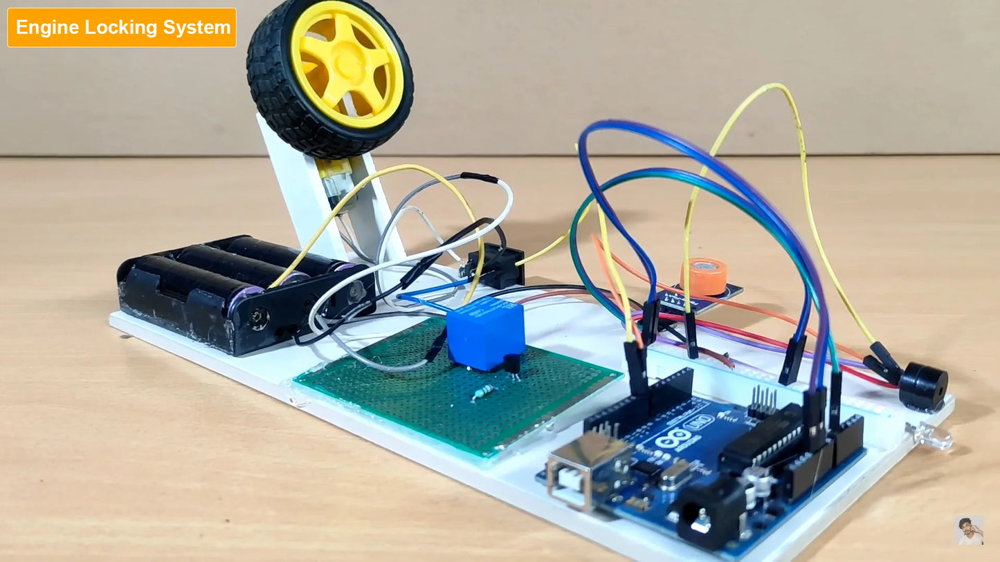 Alcohol Detection Engine Locking for Drivers | Science Project Kit