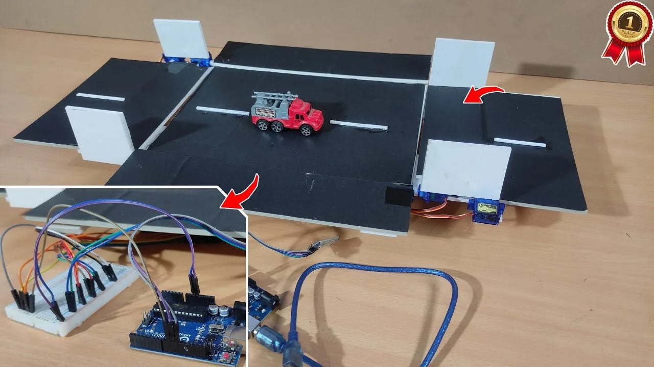 Trappe Vehicles using Servo Motor | Best Arduino Project | Full Working Kit