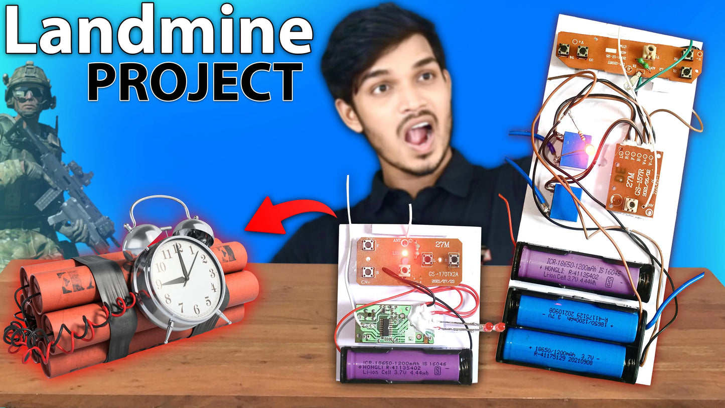 Anti Blast Landmine Project for - Indian Army’s | Inspire Award Project Kit
