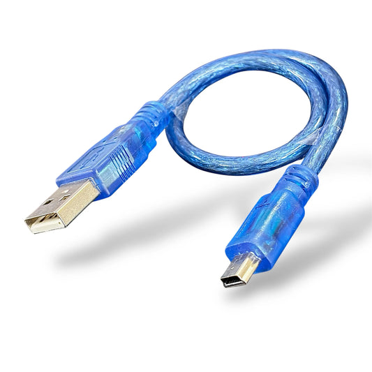 Arduino Nano Cable | USB to Mini USB Data Cable | Compatible with Arduino Nano, Nano V3 and Development Boards