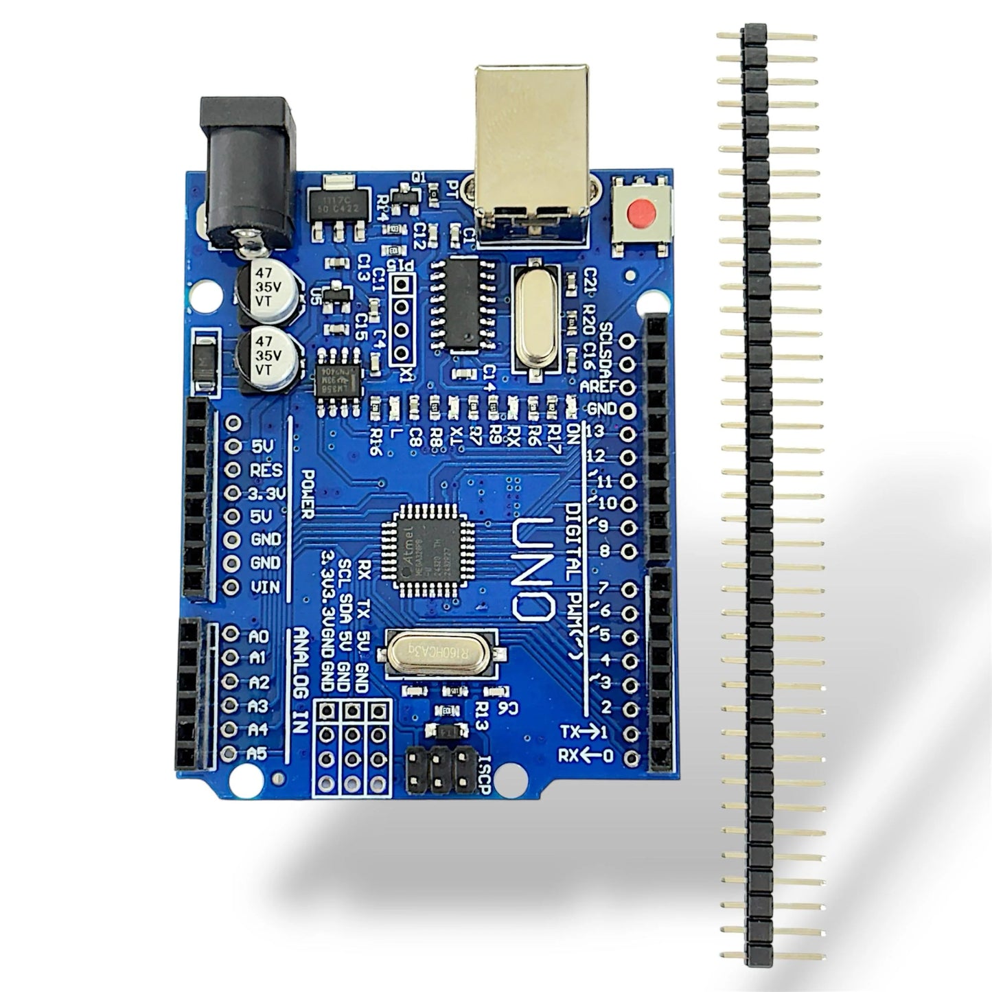 Arduino UNO SMD Compatible Board – ATmega328P CH340 Development Board – Harish Projects