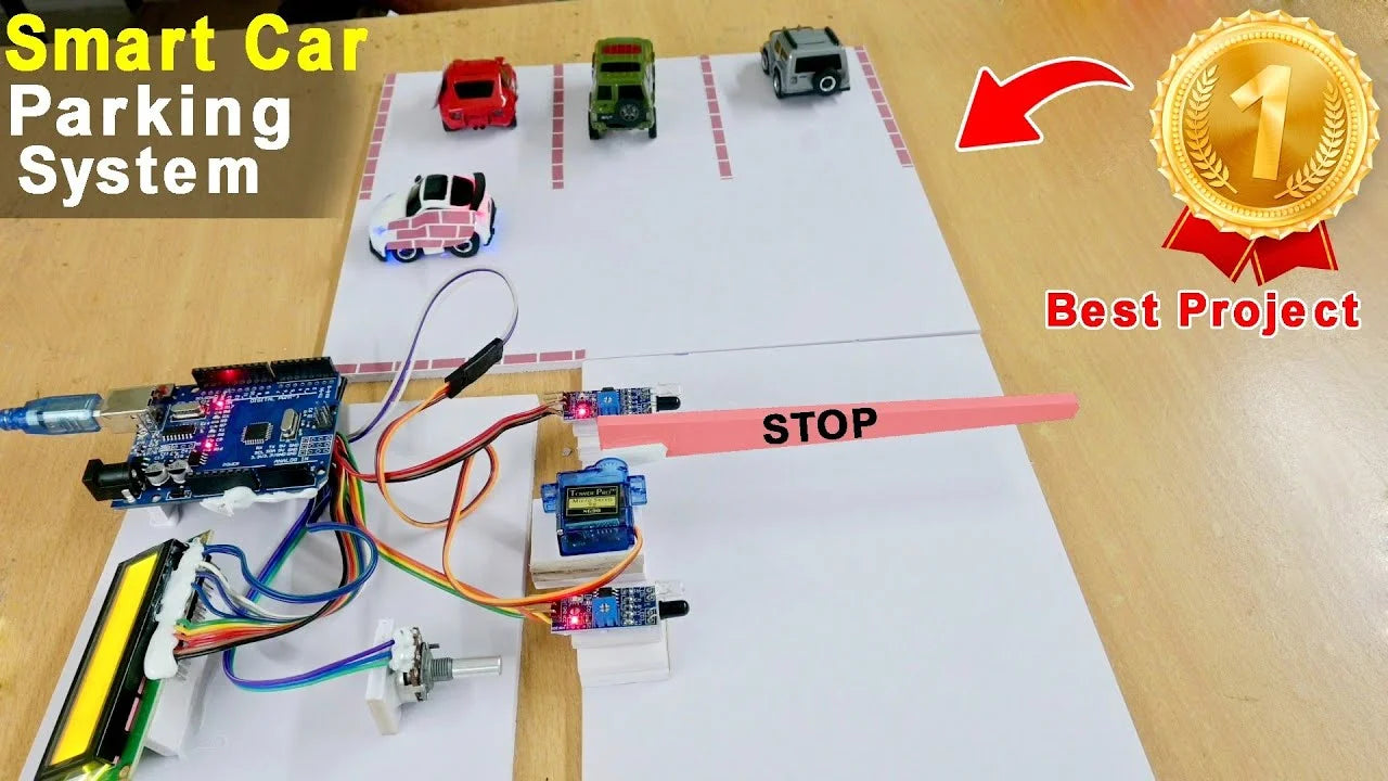 Car Parking Project | Parking Density Measurement Project | Science Project Kit