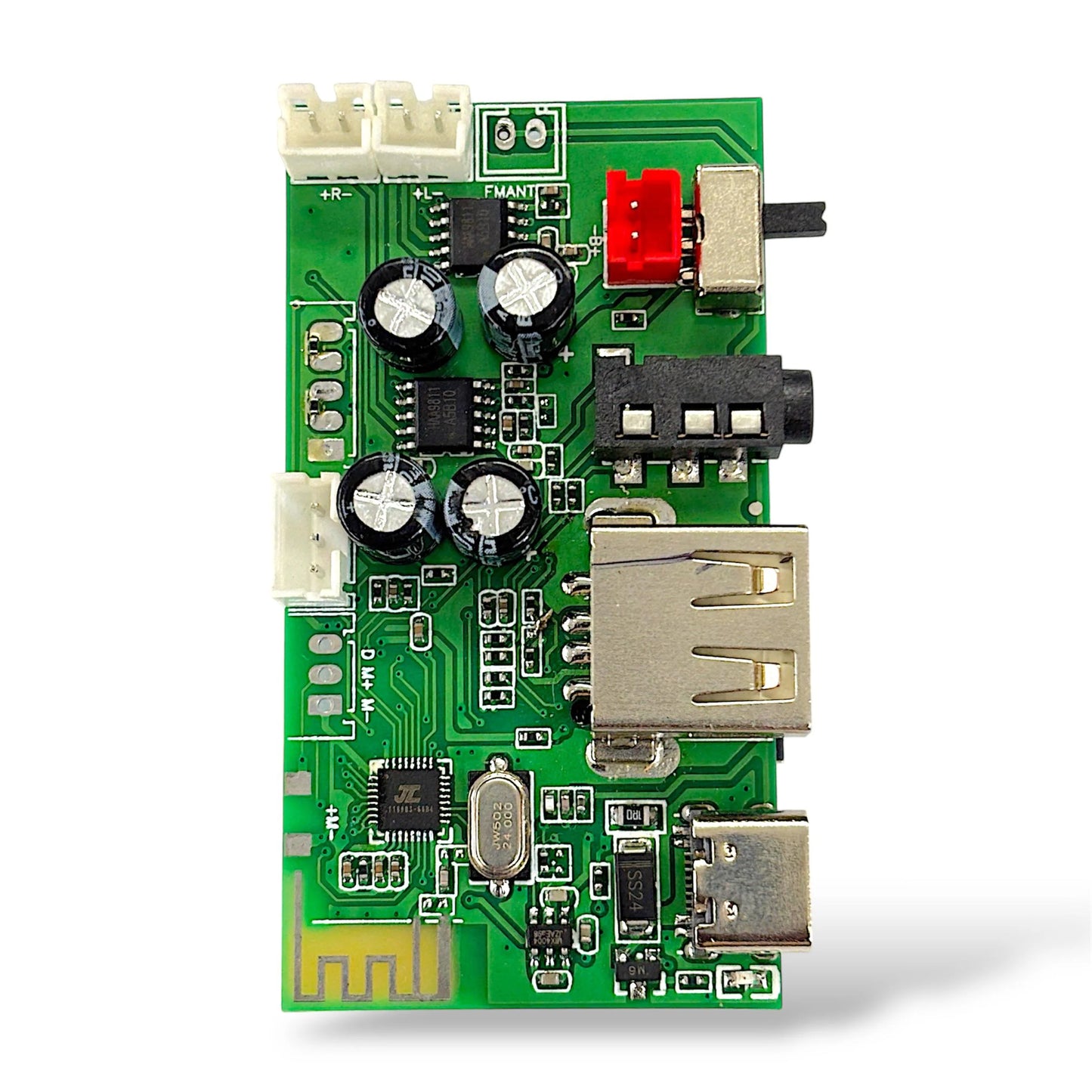 Type-C BT Kit with 5W Dual Speaker Support 5V Wireless Board