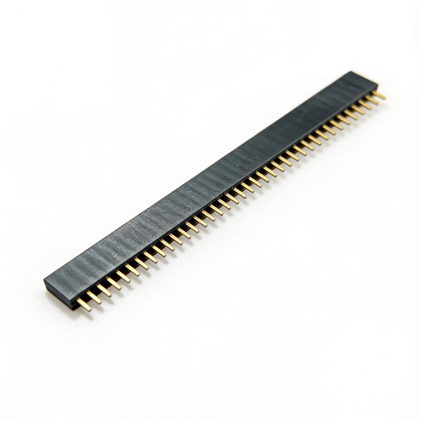 Female Header (Pack of 2) Pin 40x1 Pin 2.54mm Pitch Female Berg Strip | Single Row Female Pin Header for Arduino & PCB
