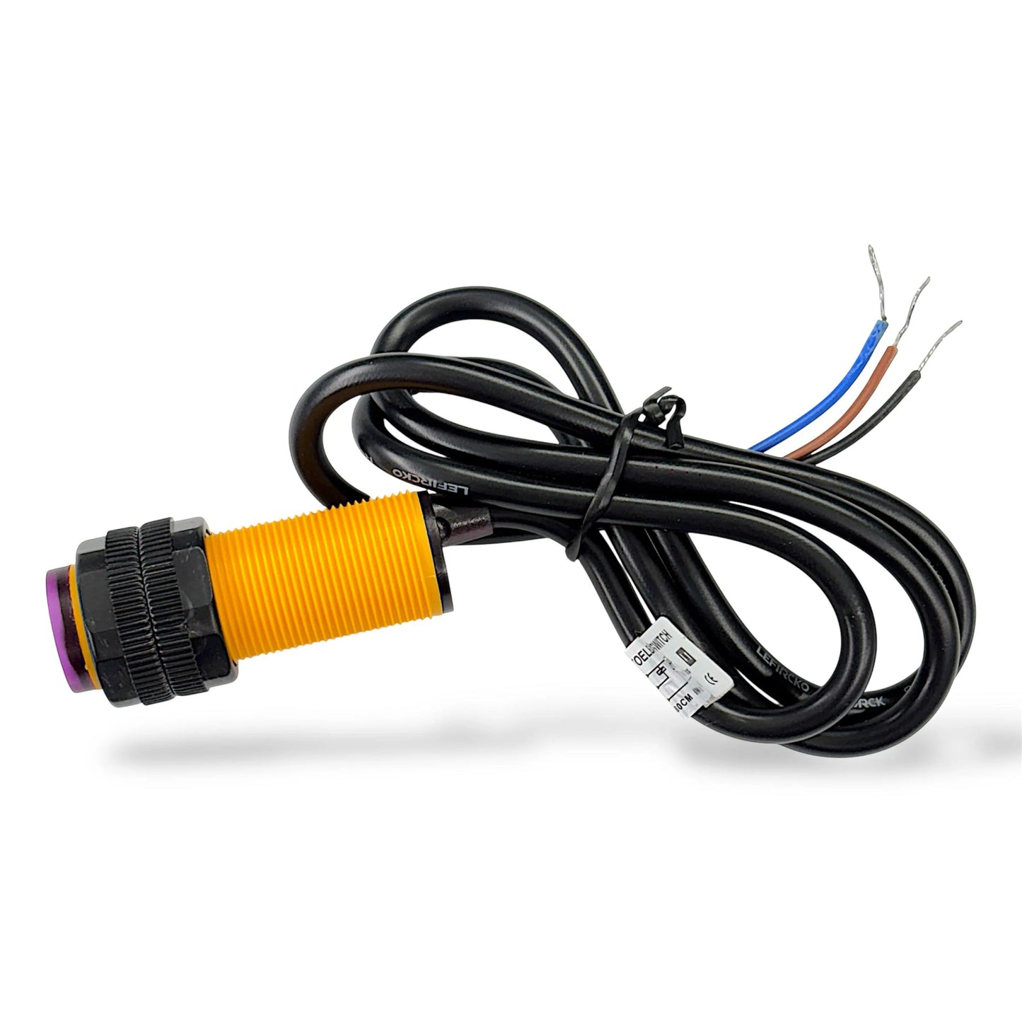 IR Proximity Sensor (E18-D80NK) Sensing Range 3 cm to 80 cm – Adjustable Distance Infrared Sensor for Obstacle Detection, Arduino & Industrial Automation
