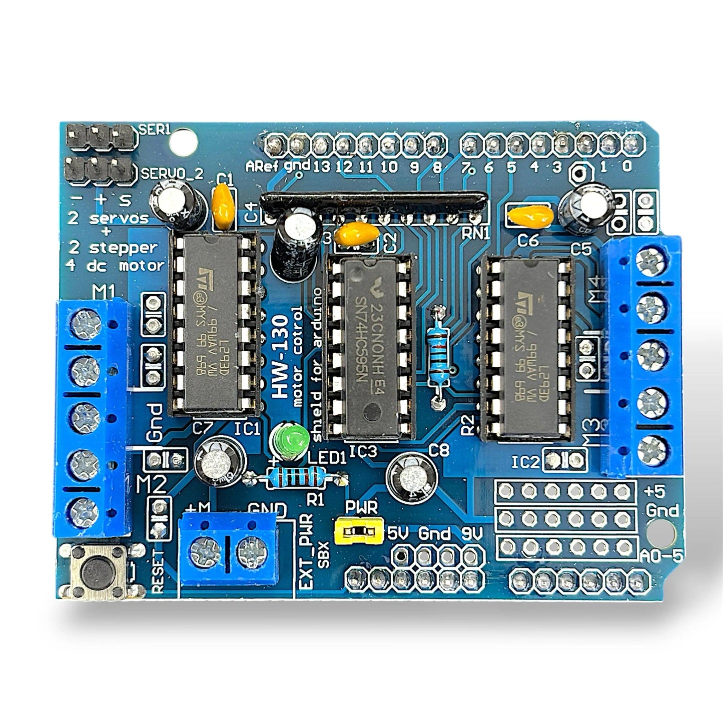 L293D Motor Driver Shield for Arduino & Robots