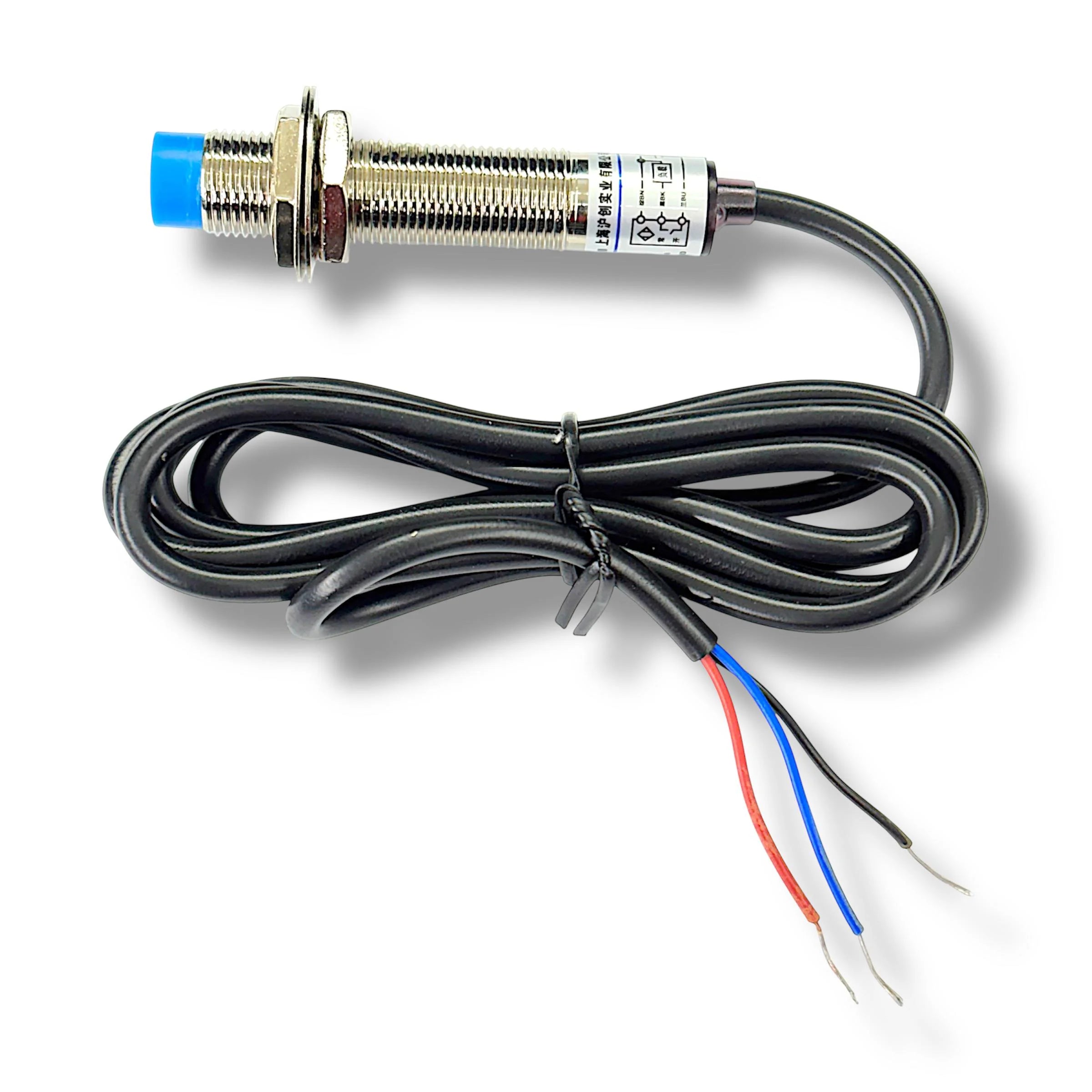 Sensore Induttivo LJ12A3-4-Z NPN NO 4mm – 5 Pezzi, Rilevamento Metalli Con Protezione IP67 Per Arduino E PLC