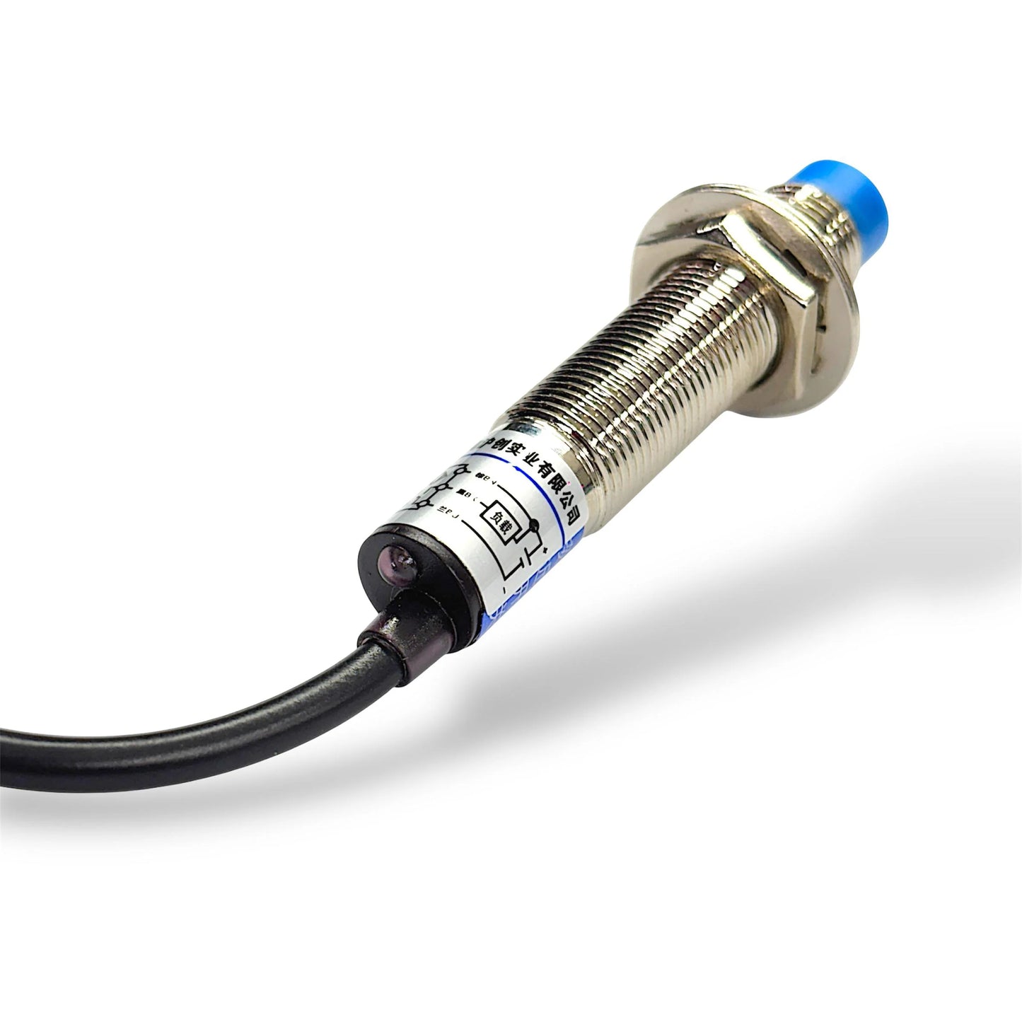 LJ12A3-4-Z/BY Inductive Proximity Sensor – 4mm Detection Distance, NPN NO, 6–36V DC for Metal Object Detection & Automation Projects