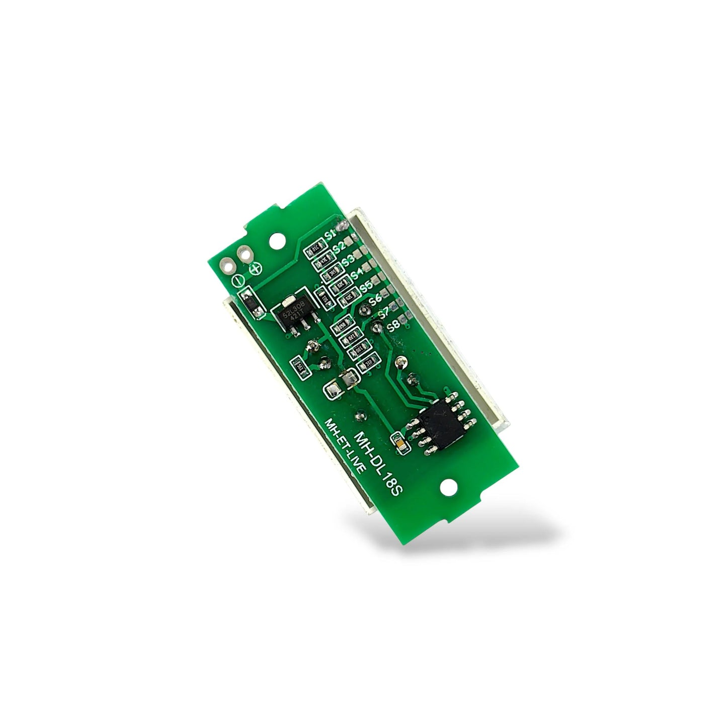 Li-ion Battery Level Indicator Module for 1S - 8S 3.7V Capacity (Green LED Display)