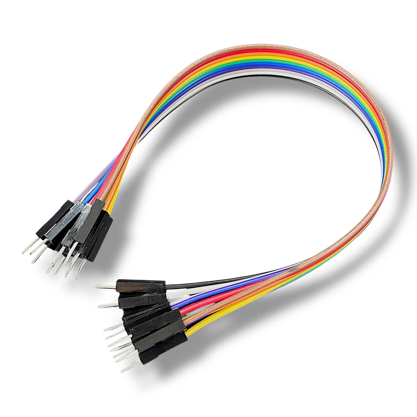 Male to Male Jumper Wire Pack of 10 | Breadboard Connecting Cables for Arduino, Raspberry Pi & DIY Electronics