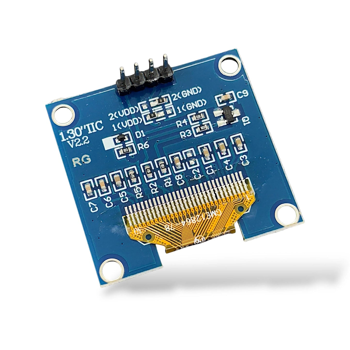 OLED 1.3 inch 4pin RG128x64 Display Blue