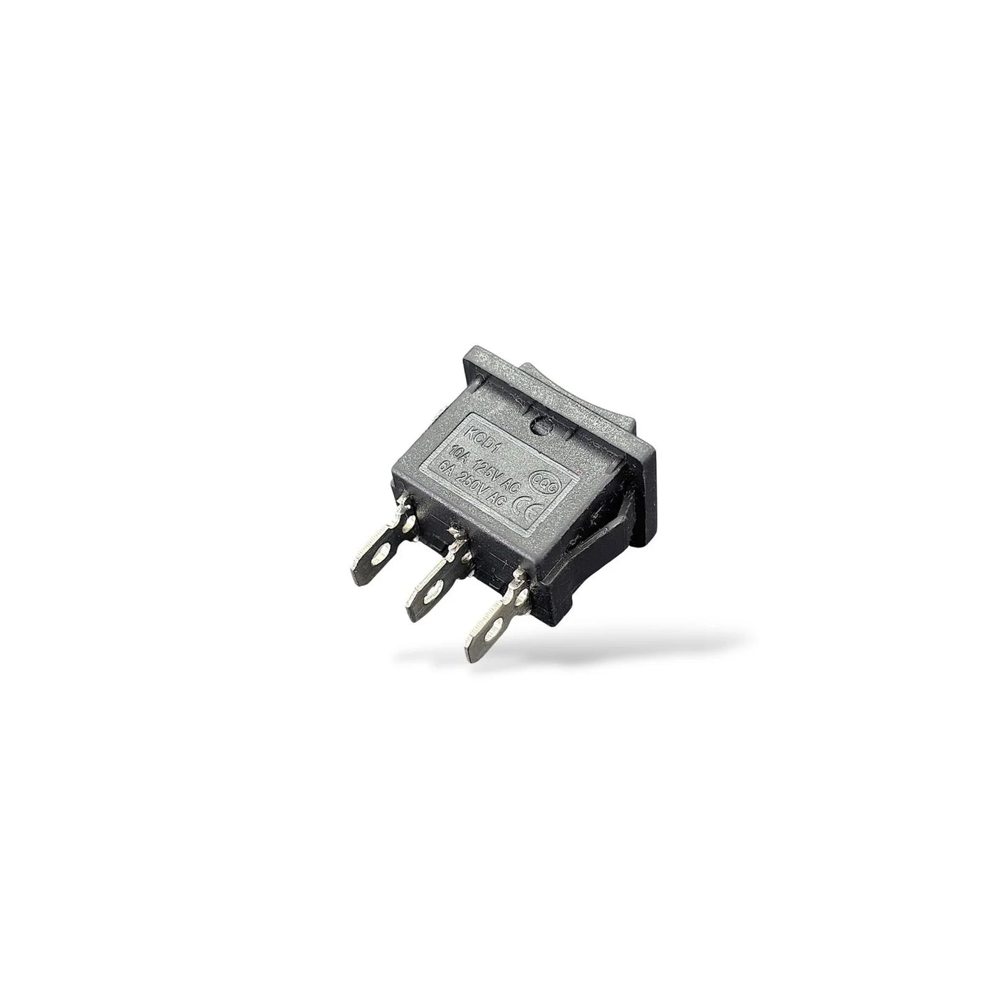 ON-OFF-ON (Center Off) 3-Position Rocker Switch 6A 250V 10A 125V | SPDT Toggle Switch for Motor Reversal, Polarity Control & DIY Electronics Projects