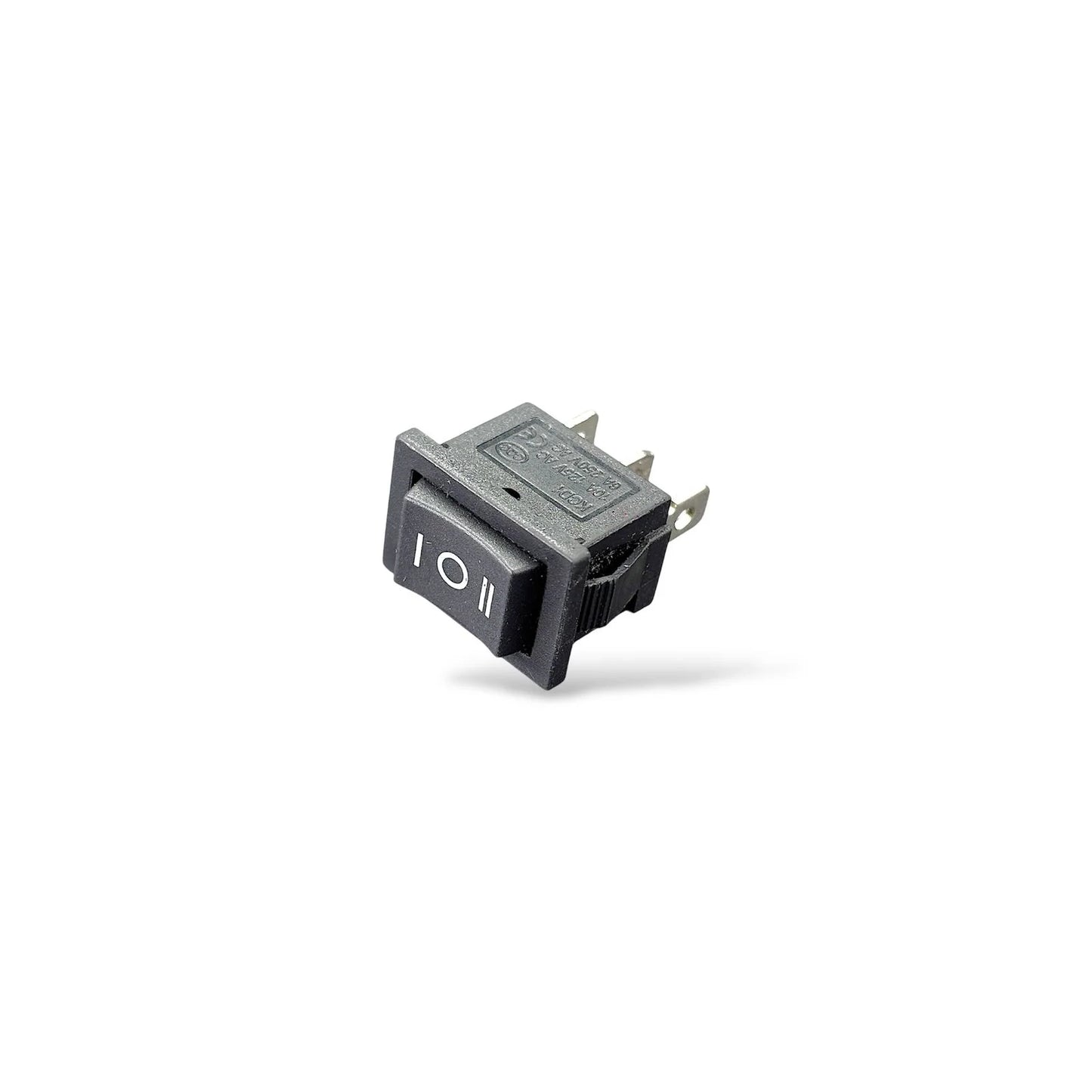ON-OFF-ON (Center Off) 3-Position Rocker Switch 6A 250V 10A 125V | SPDT Toggle Switch for Motor Reversal, Polarity Control & DIY Electronics Projects
