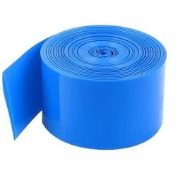 1 Meter PVC Heat Shrink Sleeve 50mm Sky Blue | Battery Pack Cover | Insulation & Battery Wrapping Heat Shrink Tube