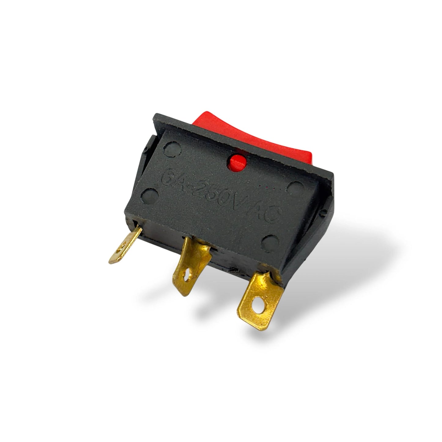 SPDT Switch Button 6A Button Center Off