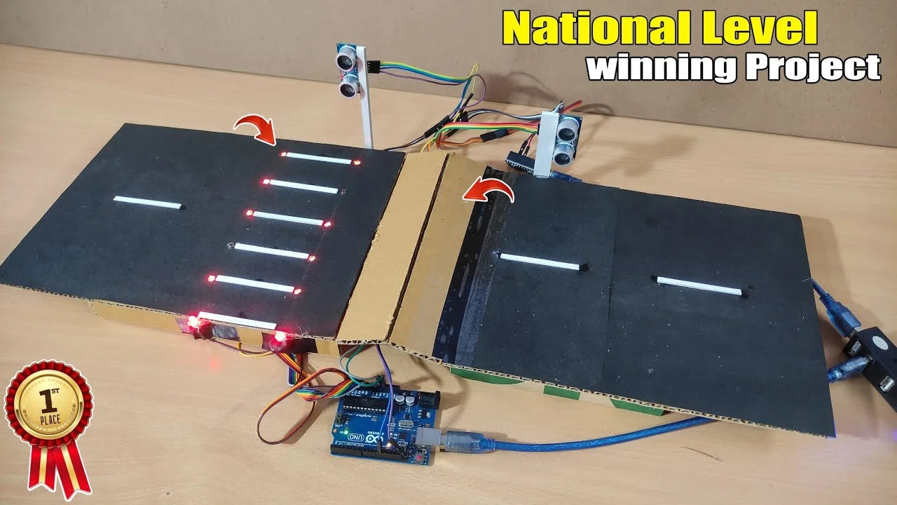 Smart Breaker with Smart Zebra Crossing | National Level Winning Project Kit