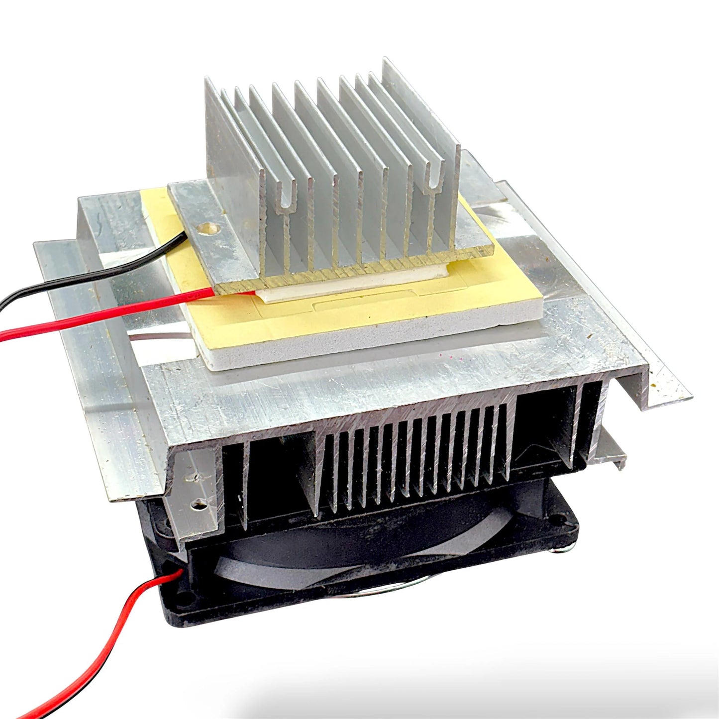 TEC1-12706 Peltier Module Kit with 12706 Module, Heatsink & Fan – Thermoelectric Cooler for DIY Fridge, CPU Cooling & Electronics Projects, Mini Fridge, 12V Cooler Module, Semiconduction Cooling