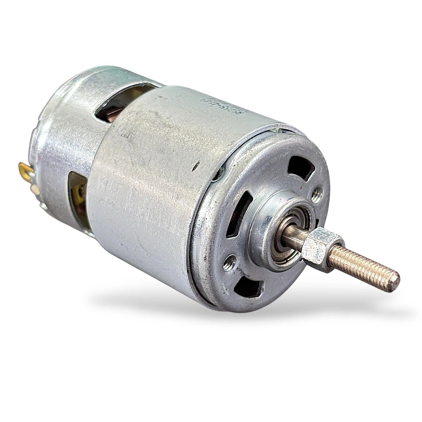 Threaded Shaft (Bolt Shaft) 775 DC Motor 12V with Original Bearing