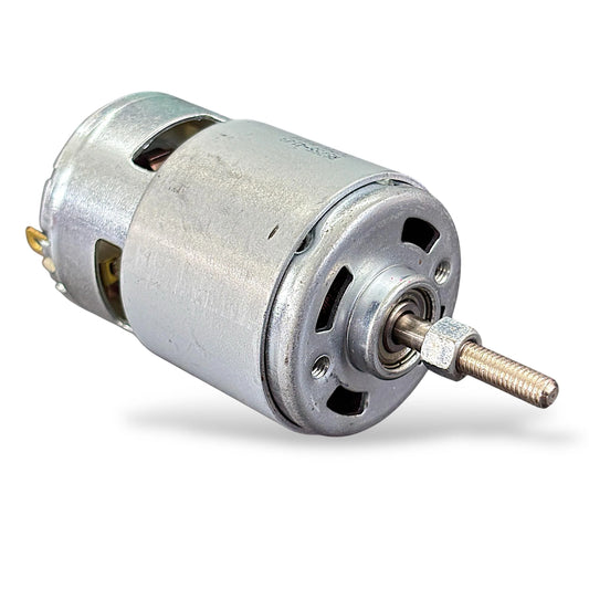 Threaded Shaft (Bolt Shaft) 775 DC Motor 12V with Original Bearing