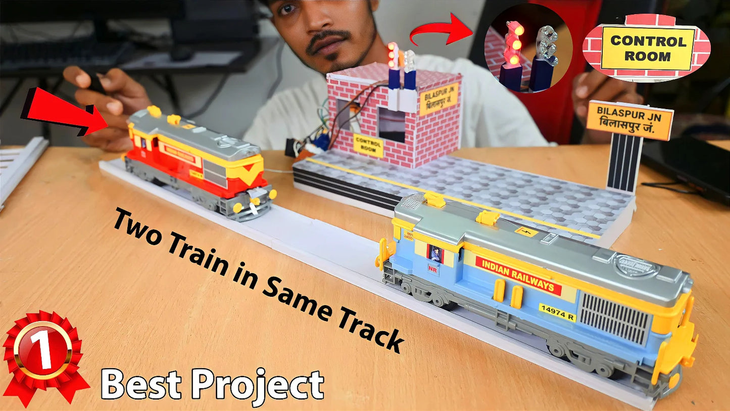 Two Train in Same Track | Train Accident Prevention | Best Science Project Kit