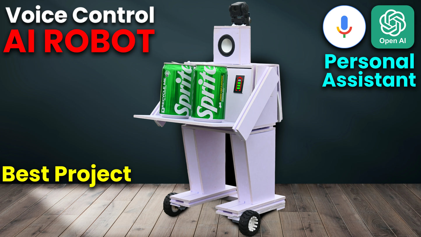 Voice Control AI Robot - Personal Assistant Full Working Project Kit | Harish Projects