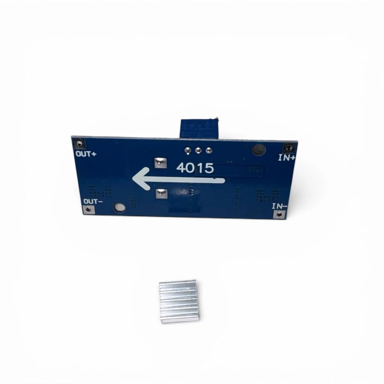 XL4015 5A Step Down DC-DC Buck Converter Module with Heatsink | Adjustable Step Down Power Supply for Arduino, LED & DIY Projects