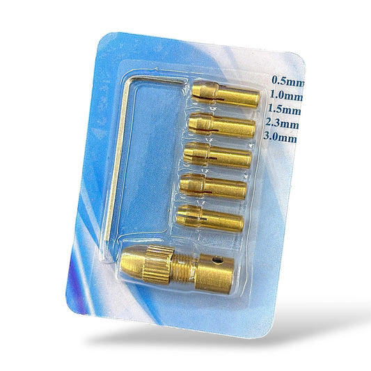 0.5–3mm Mini Drill Chuck Set for 775 DC Motor | Compatible with 5mm Shaft | Precision Tool for PCB Drilling & DIY Projects