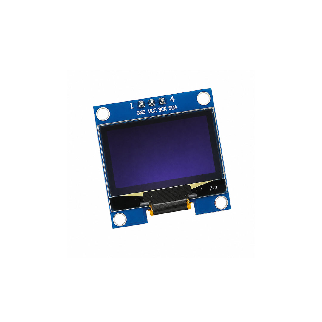 1.3 Inch OLED Display 128x64 Blue | 4 Pin I2C OLED Module for Arduino, ESP32 & DIY Electronics