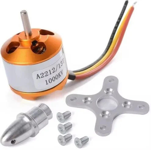 1000KV A2212/13T BLDC Brushless DC Motor for Drone | High Torque Outrunner Motor for Quadcopter & RC Aircraft