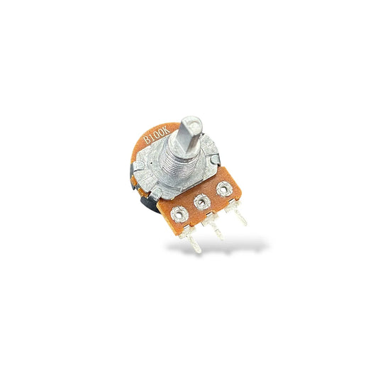 100K Ohm Rotary Potentiometer (B100K) | 3-Pin Variable Resistor for Arduino, Volume Control & DIY Electronics