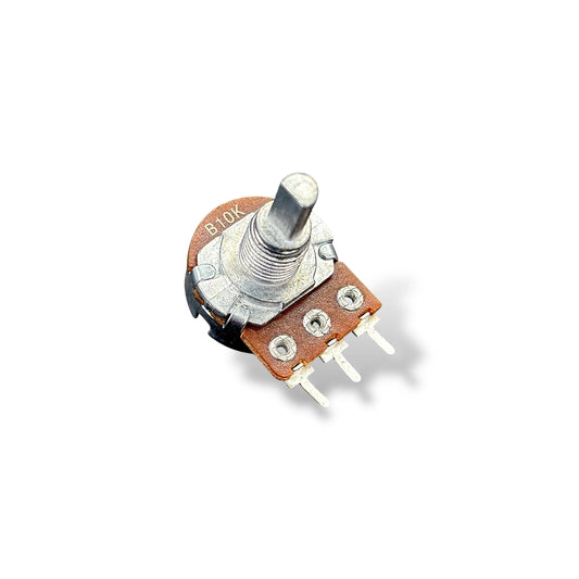 10K Ohm Rotary Potentiometer (B10K) – 3 Pin Variable Resistor for Arduino, Volume Control & DIY Electronics