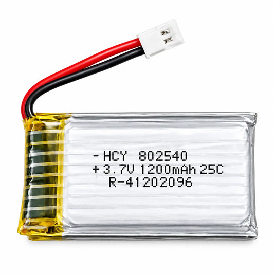 1200mAh 25C LiPo Drone Battery – 43×25×9mm Rechargeable Battery for RC Drones & DIY Projects