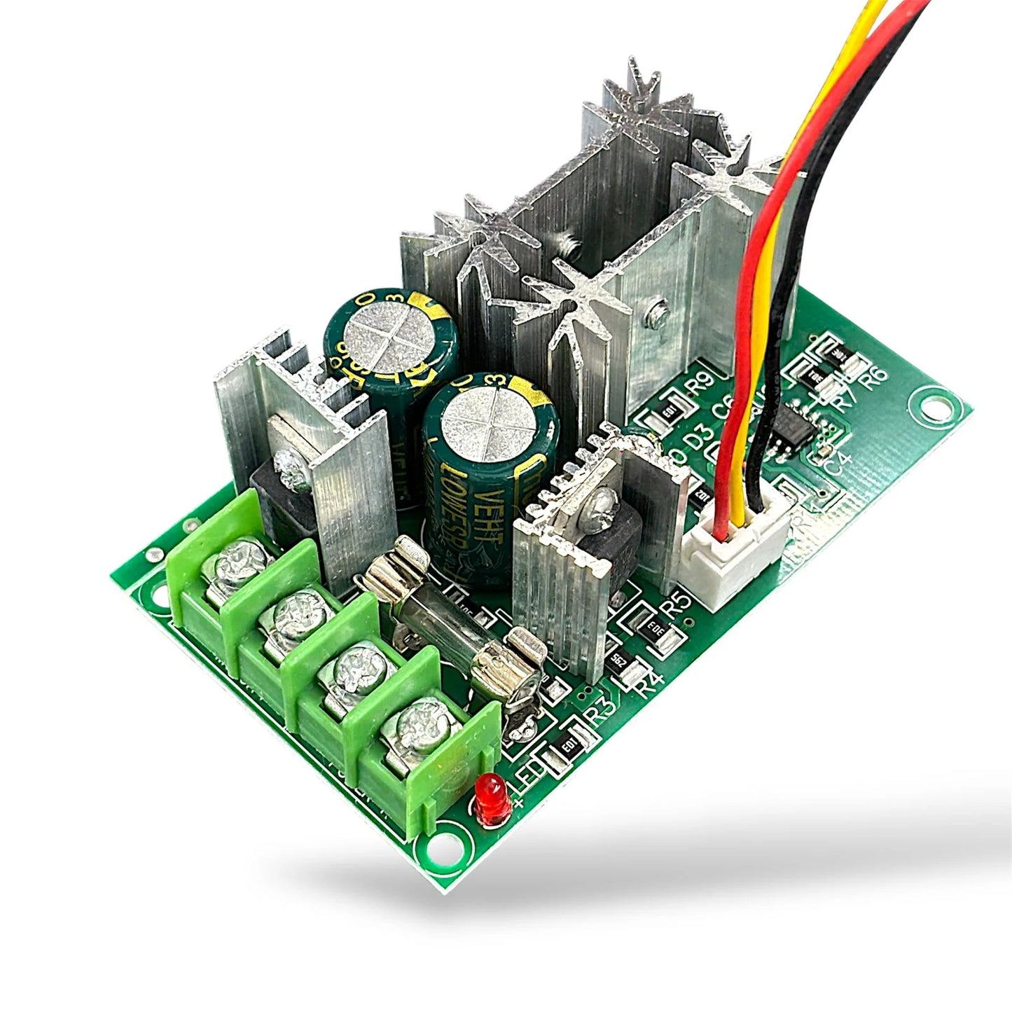 12V-48V 20A DC Motor Speed Controller | PWM Motor Driver Regulator with External Knob – High Power DC Speed Controller Module