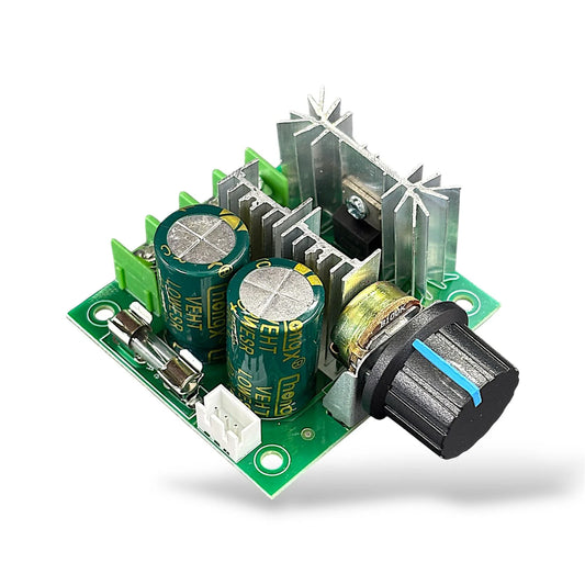 12V 10A DC Motor Speed Controller | PWM Motor Driver Regulator with Knob – High Power DC Speed Control Module