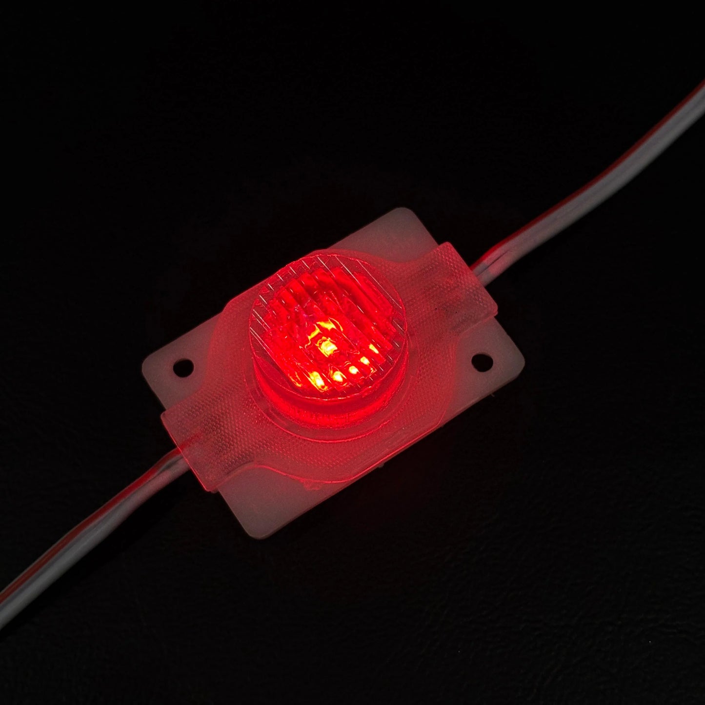 12V Round Shape RGB 1.5W COB Light with Lens | Multicolor Waterproof Backlit Sign Board & DIY Lighting Module | RGB LED Module Light